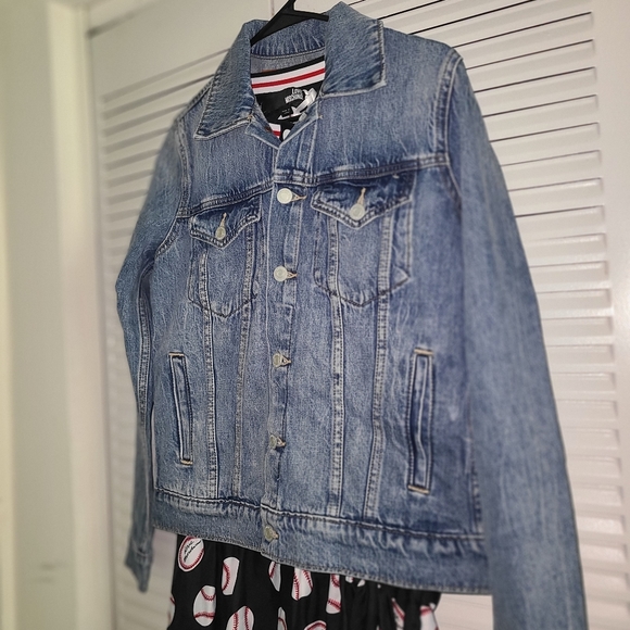 Lucky Brand Tomboy Trucker denim jacket - Picture 3 of 9